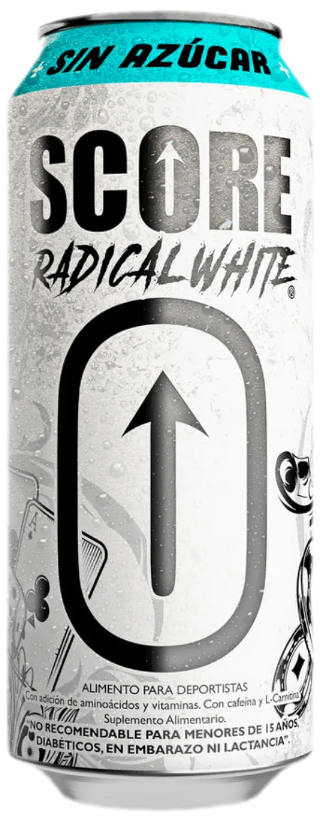 Bebida Energizante Radical White 473 ml Score